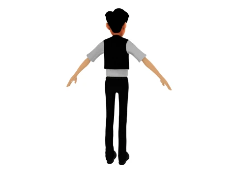 Cartoon characters 3D Model