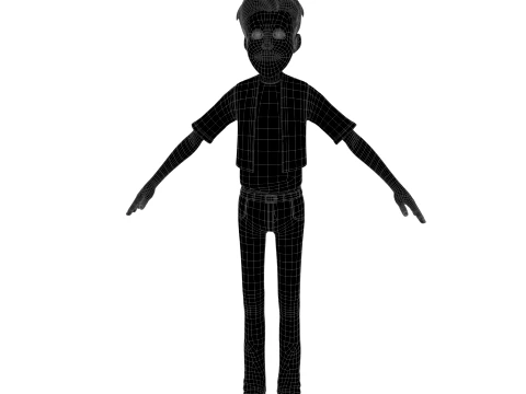 Cartoon characters 3D Model