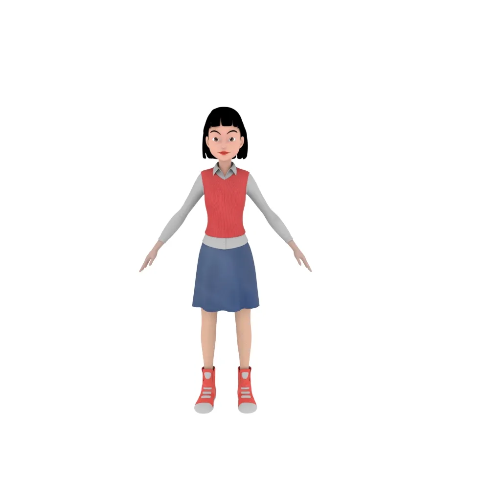 Cartoon characters 3D Model .c4d .max .obj .3ds .fbx .stl .blend