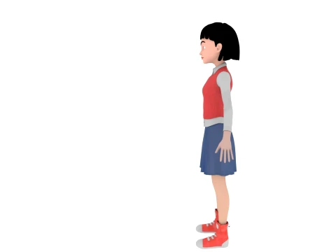 Cartoon characters 3D Model