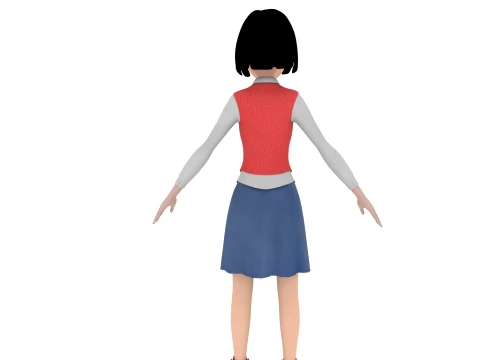Cartoon characters 3D Model