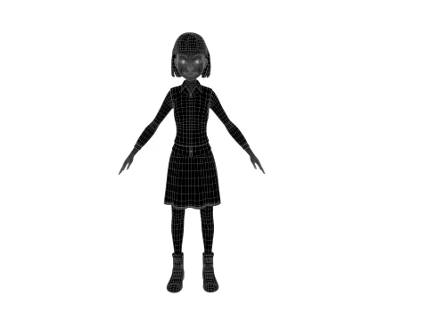 Cartoon characters 3D Model