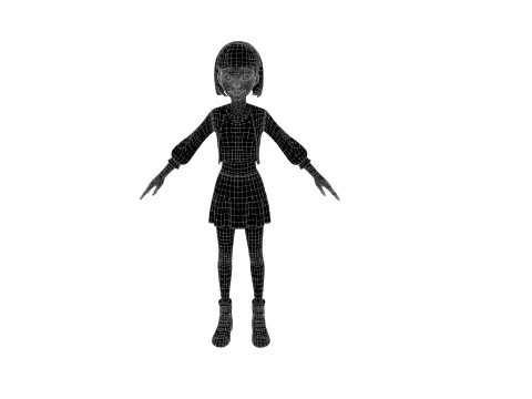 Cartoon characters 3D Model