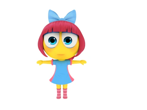 Cartoon characters 3D Model