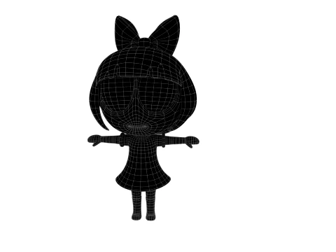 Cartoon characters 3D Model