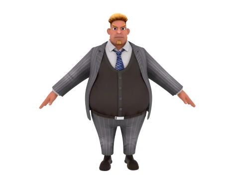 Cartoon characters 3D Model
