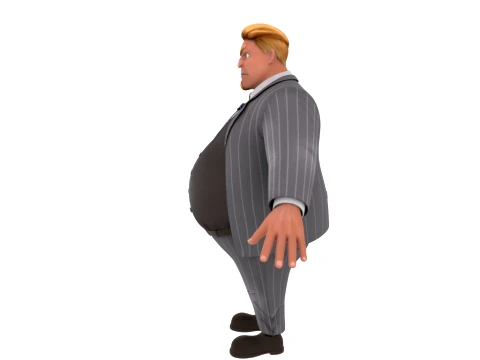 Cartoon characters 3D Model