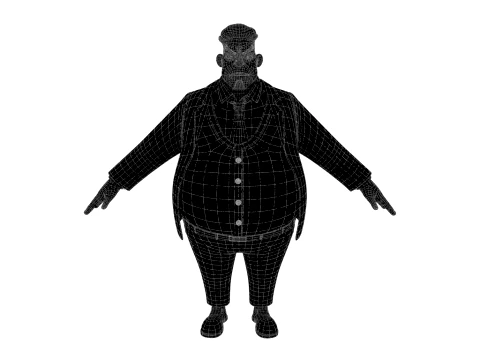 Cartoon characters 3D Model
