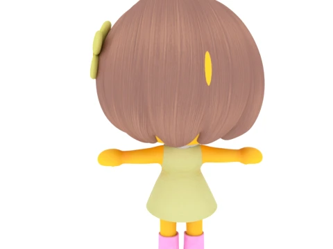 Cartoon characters 3D Model