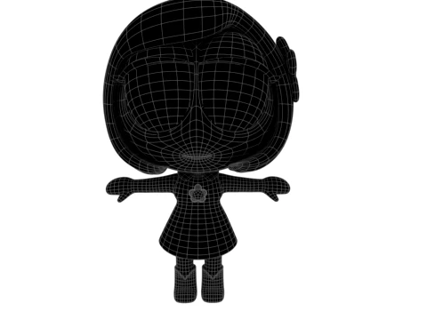 Cartoon characters 3D Model