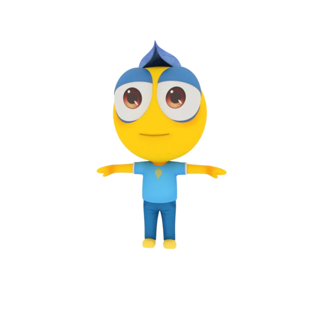 Cartoon characters 3D Model .c4d .max .obj .3ds .fbx .stl .blend