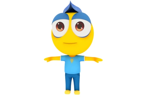 Cartoon characters 3D Model