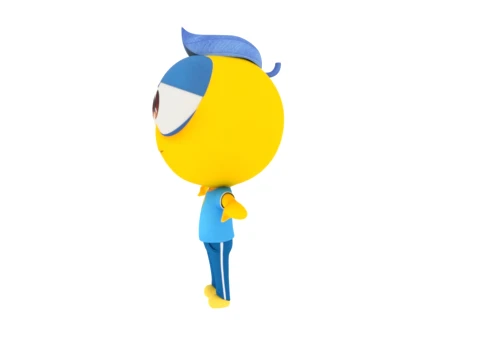 Cartoon characters 3D Model
