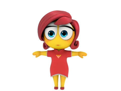 Cartoon characters 3D Model