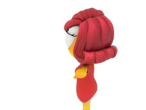 Cartoon characters 3D Model
