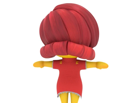 Cartoon characters 3D Model