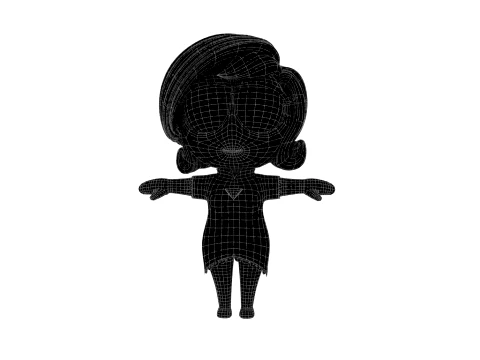 Cartoon characters 3D Model