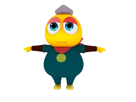 Cartoon characters 3D Model