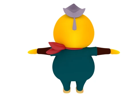 Cartoon characters 3D Model
