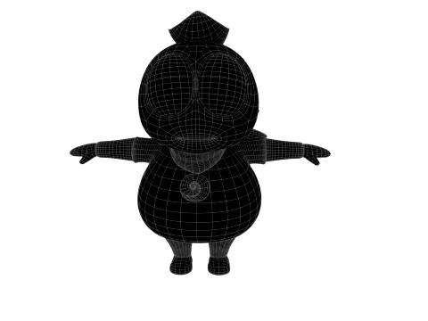 Cartoon characters 3D Model