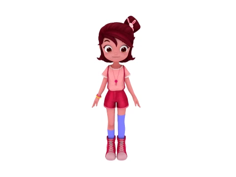 Cartoon characters 3D Model