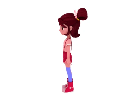 Cartoon characters 3D Model