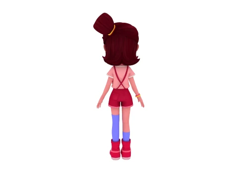 Cartoon characters 3D Model