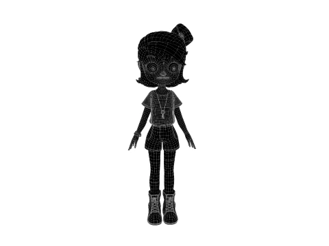Cartoon characters 3D Model