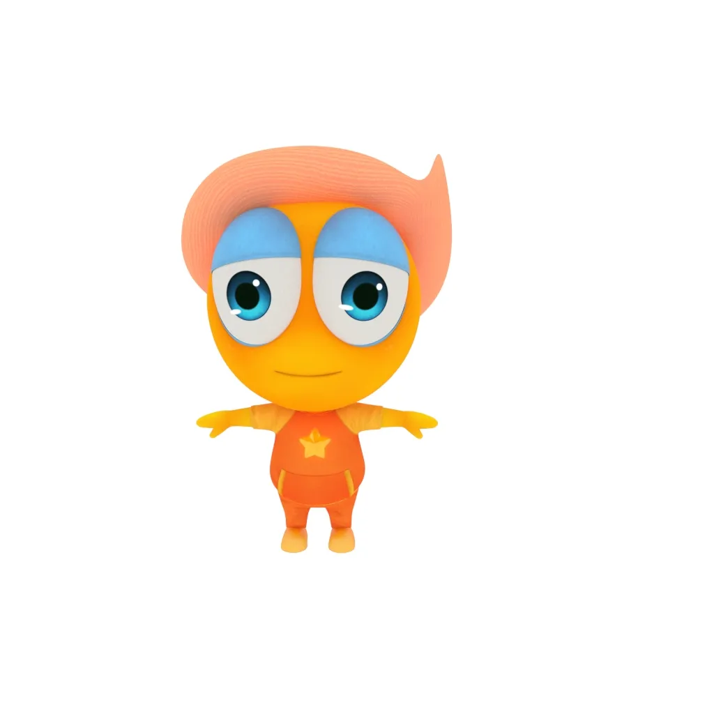 Cartoon characters 3D Model .c4d .max .obj .3ds .fbx .stl .blend