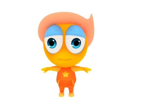 Cartoon characters 3D Model