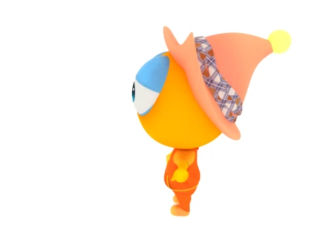 Cartoon characters 3D Model