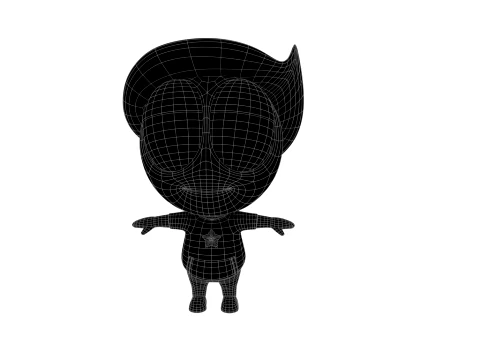 Cartoon characters 3D Model