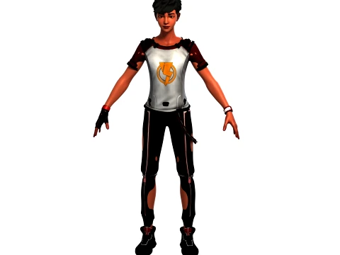 Cartoon characters 3D Model
