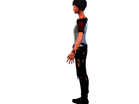Cartoon characters 3D Model