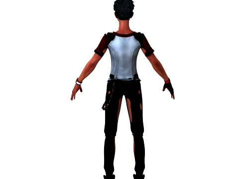 Cartoon characters 3D Model