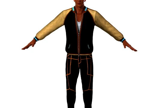Cartoon characters 3D Model