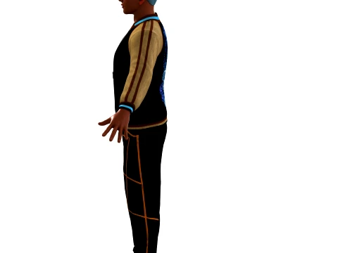 Cartoon characters 3D Model