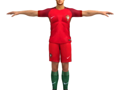 Cristiano Ronaldo 3D Model