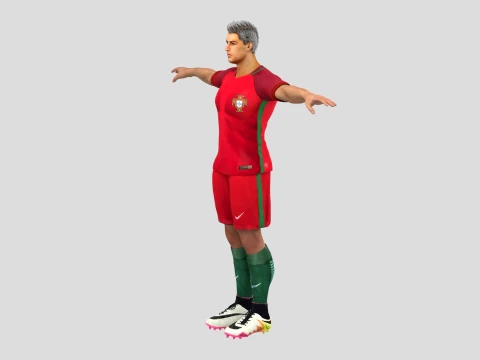 Cristiano Ronaldo 3D Model