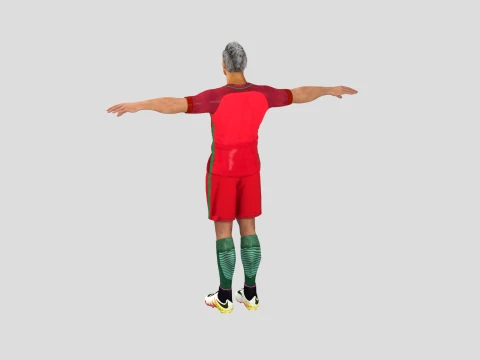 Cristiano Ronaldo 3D Model