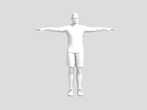 Cristiano Ronaldo 3D Model