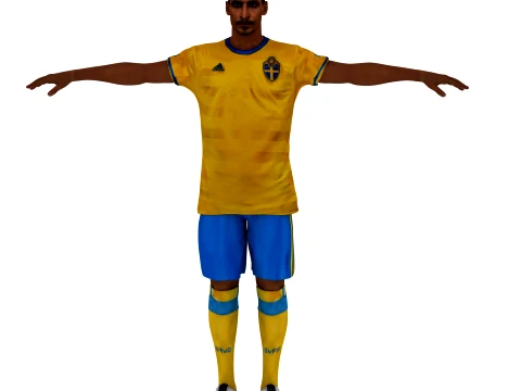 Zlatan IBRAHIMOVIC 3D Model