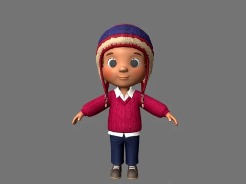 Cartoon child 3D Model