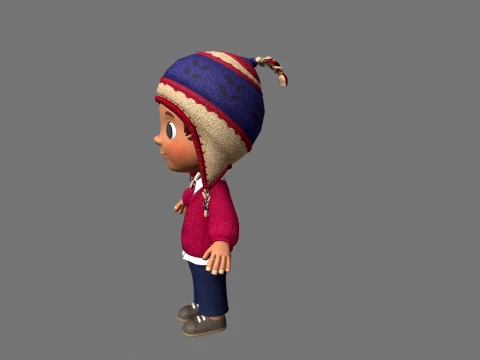 Cartoon child 3D Model