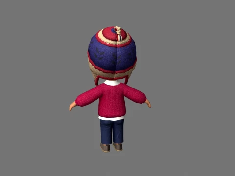 Cartoon child 3D Model