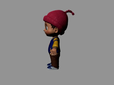 Cartoon child 3D Model