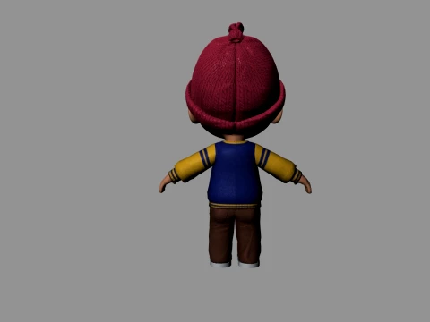 Cartoon child 3D Model