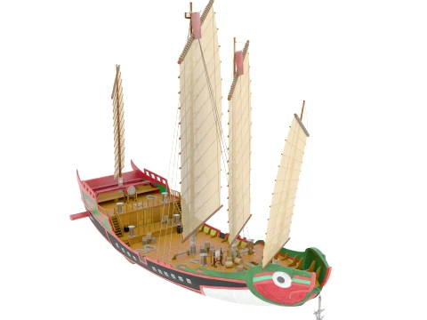 Sailboat 3D Model