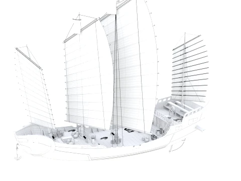 Sailboat 3D Model
