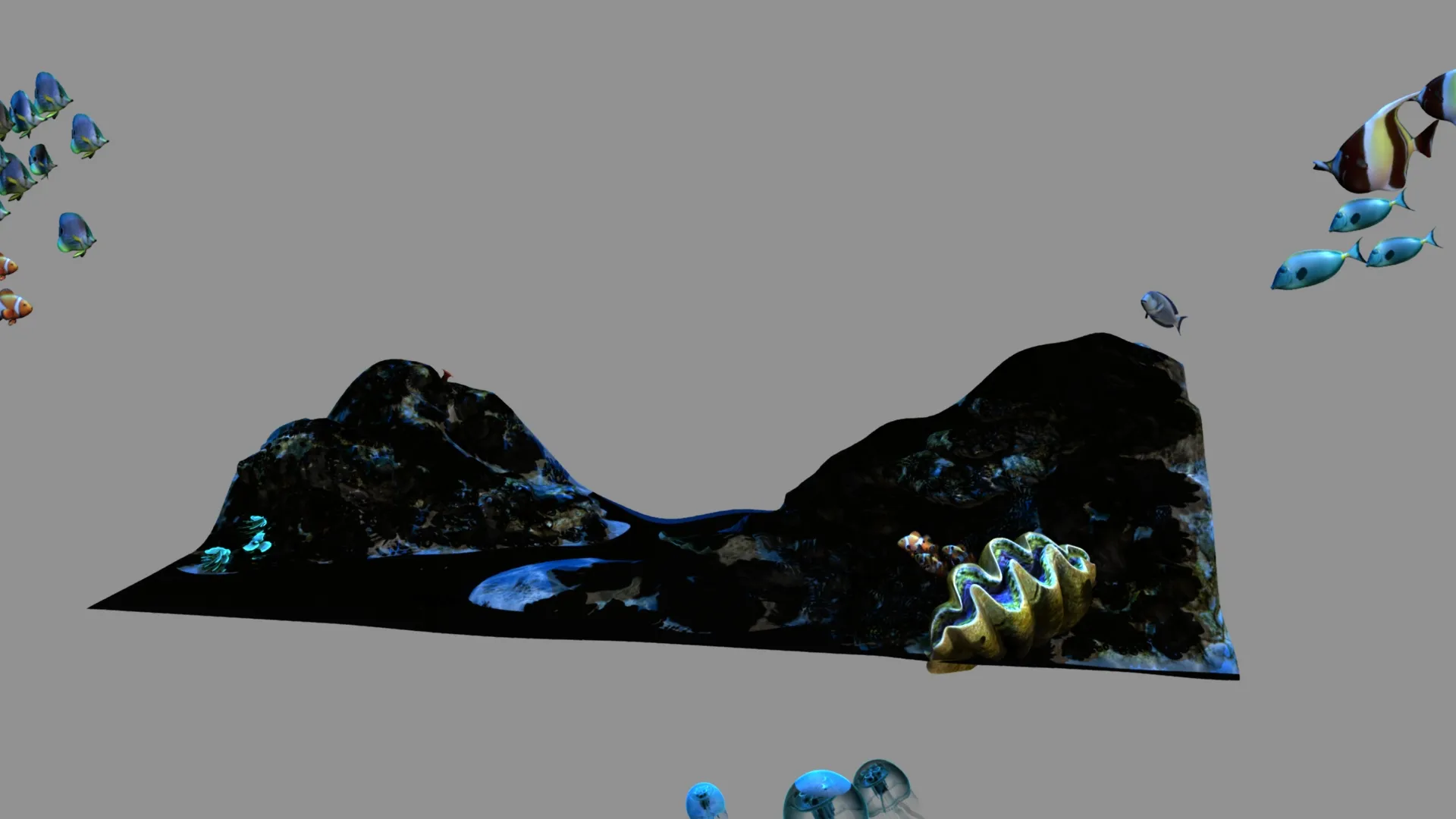 Seabed 3D Model .c4d .max .obj .3ds .fbx .stl .blend